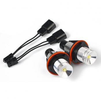 BMW E39 E53 E60 E61 E63 E64 E65 E66 LED Angel Eye Marker Chips 2x3W 6W White Blue Red Yellow