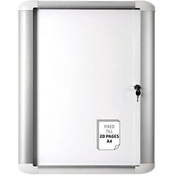 Vitrina de anuncio Bi-Office magnética 816x995 mm para exterior con marco de VT630209760