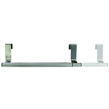 Toallero de pared extensible 24,5–39,5 cm con revestimiento de mousse
