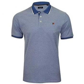 Jack&Jones Poloshirt Bluwin 12169064 Blau Regular Fit S male