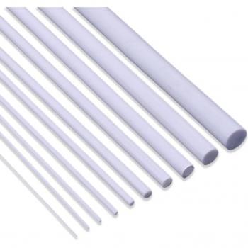 5pcs 1mm to 10mm ABS Plastic Rods for RC Airplane, 250mm Length