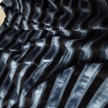 Tissu Habillé en Velours 2 Tons