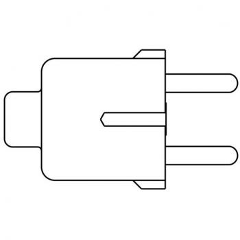Câble d'alimentation H05V2V2-F 3X1,5Mm Electrolux 3570818025