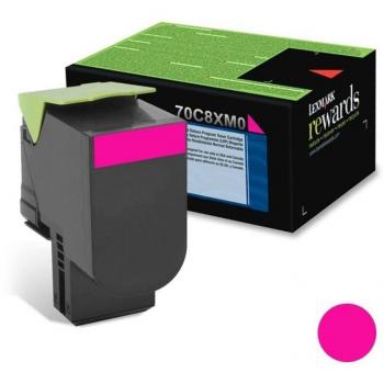 Toner Laser Lexmark 70C8XM0 Magenta CS510DE