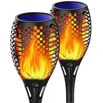 HofLichter Solar-Flammen – 2 Stück, Sensoransteuerung