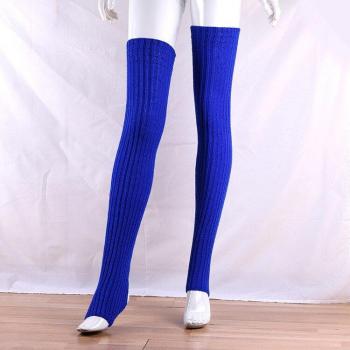 Damen Stricksocken Hochlang Warm Slim Stretch mit Loch 2022 Winter Hip-Hop