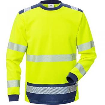 Warnschutz‑Tee Fristads 7724 THV – Rot/Schwarz, XL