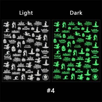 Glow in the Dark 3D Nail Art