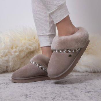Ladies’ Phoebe Cream Sheepskin Slippers