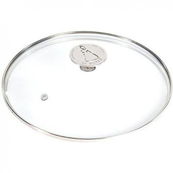 Coperchio en vidrio con borde y asa de acero inoxidable DeBuyer 29 cm