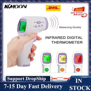 Termómetro Infrarrojo LCD para Medición de Temperatura Frontal con Precisión de ± 0.2℃