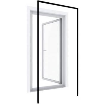 Windhager Premium Insektenschutz-Tür Montagerahmen anthrazit 125 x 245 cm bohrfrei