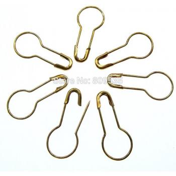 100pcs Round Calabash Safety Pins 20mm