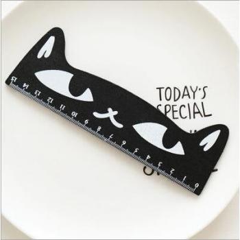 Wooden Cat Ruler for School
