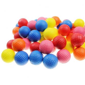 11PCS Assorted Color PU Golf Balls for Indoor and Outdoor Use