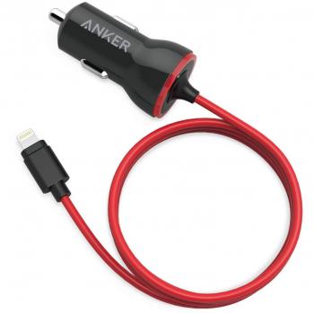 Anker PowerDrive 12W Auto Ladegerät mit Lightning Kabel, MFi Zertifiziert
