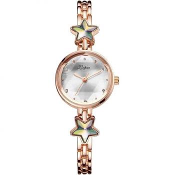 JW Women's Rose Gold Diamond Crystal Watch