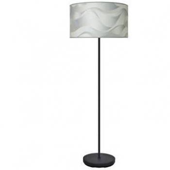 Lampadaire Design Moda 1xe27 Noir/Ola Gris
