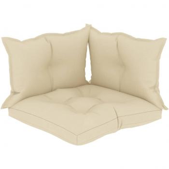 Cuscini per Pallet 3 pz Crema