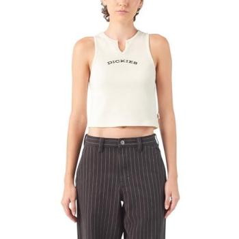 Dickies V‑Neck Feminine Egret T‑Shirt Size S