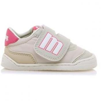 Mustang Zapatillas Unisex de Niños, Gris, Velcro y Tapa Redonda