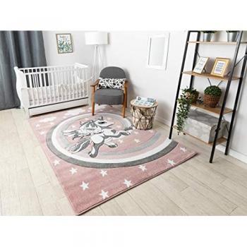 Tapis Poney Doux Rose 180x270 cm