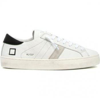 Urban Trendsetter Date D.A.T.E. HL‑CA‑WB Hill Low Calf Weiße/Schwarze Sneaker