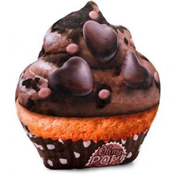 Reise-Zubehör: Oh My Pop! Large Cushion Cupcake Braun
