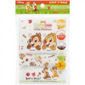 KidShield 12‑Ply Gauze Mask – 3 Pieces, Chip & Dale, Anti‑Bacterial