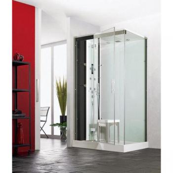 Douche Hammam Horizon 2 Bas 110 Kinedo Perle Noire Pivotante