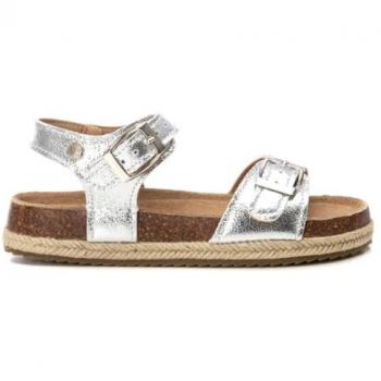 Xti Kids “Estrella Plateada” – Sandalia con suela de cáñamo, Modelo 151279