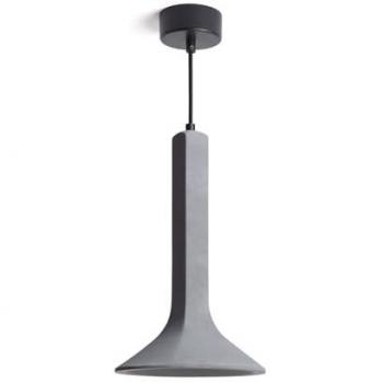 Efectoled Pietra Jada – Lampada sospensione grigio cemento