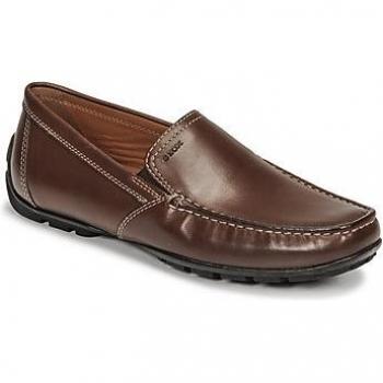 Mocasines Geox Moner de Cuero Liso para Hombre