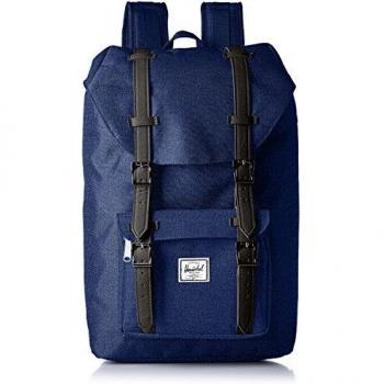 Herschel Little America Sac à dos, Eclipse Crosshatch/Black Rubber