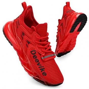 38 Size Deevike Women’s Running Trainer (Red & Black)