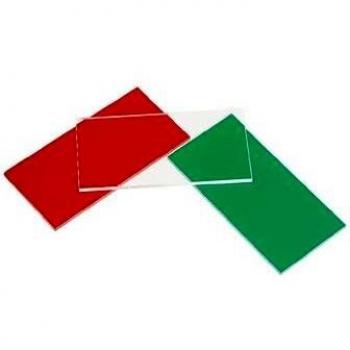 Foglio di acrilico trasparente 100 x 50 mm spessore 3 mm 1 pz