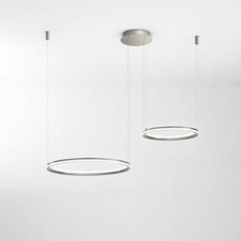 Perenz Lámpara Colgante Doble LED Edge 99W Gris Titanio