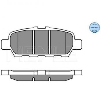 Bremsbelagsatz Hinterachs-Scheibe – MEYLE 025 248 7113/W