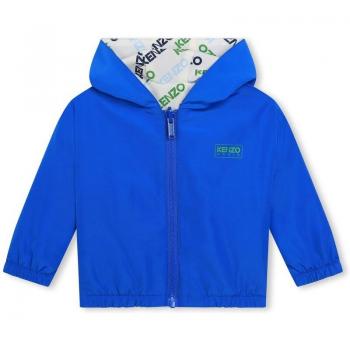 Coupe-vent Kenzo Kids Zippé Réversible Bleu Unisex 4A
