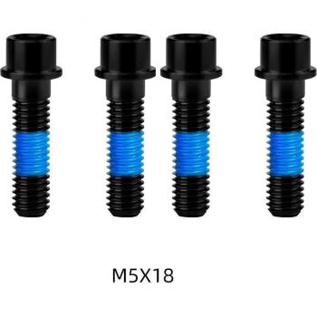 Titanium Alloy Hollow Brake Handle Screws M5*18mm