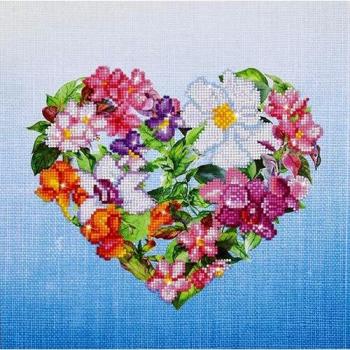 Flower Heart Diamond Dotz Craft Kit