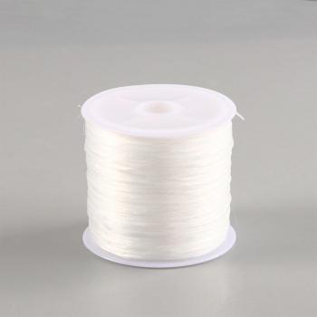 Flache Kristallschnur 60m 0,8mm für DIY Schmuck und Accessoires