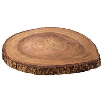Wooden Acacia Tree Plate – 32 cm Utopia Darwin Style