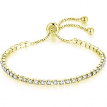 Women’s Adjustable Tennis Bracelet