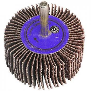 Sealey FW603040 Flap Wheel 60mm Diameter 30mm Width 40Grit 6mm Shaft
