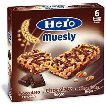 Corny barritas chocolate negro 6 unidades x 25 gr