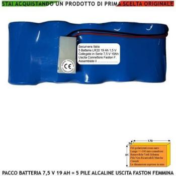 Pacco Pile Alcaline 7,5 V 19 Ah – Colore Occasionale