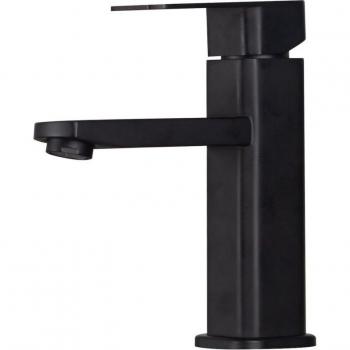 Lavabo Pasco mitigeur noir kit installation + tuyaux