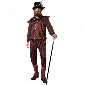 Black Steampunk Ensemble for Gentlemen – Small (Tectake)