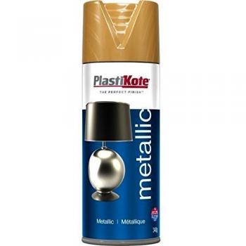 Plastikote 400ml Metallic Spray Paint Antique Gold